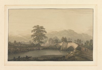 No. Entrada em Keswick & Bridge de Joseph Farington