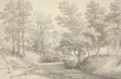 Degraus no rio Duddon, Região dos Lagos de Joseph Farington