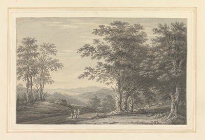 Vista de Rydal olhando para Windermere de Joseph Farington