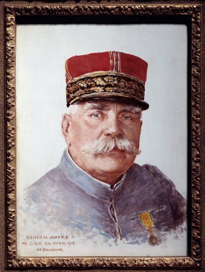 Retrato do General Joffre (1852-1931), marechal da França Pintura de Joseph Felix Bouchor (1853-1937). 1915. Dim. 0,33x0,24 m. Paris, Musee Carnavalet de Joseph Felix Bouchor