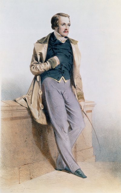 Henri Charles Ferdinand Marie Dieudonne da França, duque de Bordeaux, conde de Chambord de Joseph Felon