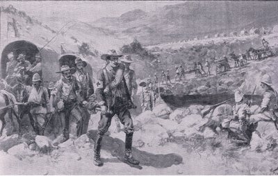 Após a batalha: um retorno melancólico (litho) de Joseph Finnemore