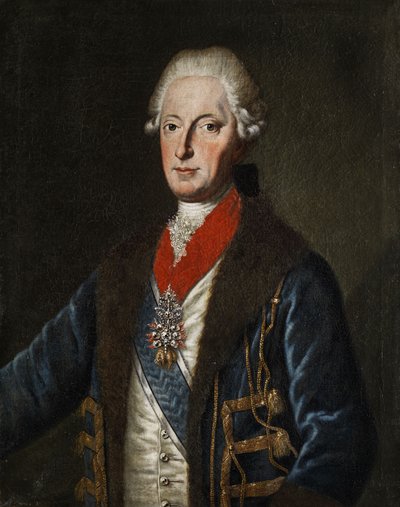 Retrato de Maximiliano III Joseph, Eleitor da Baviera (1727-1777) de Joseph Fischer