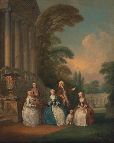 Retrato de uma família de Joseph Francis Nollekens