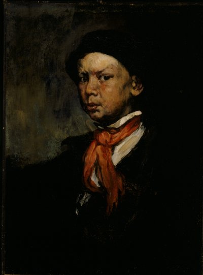 The Whistling Boy, c.1873 (óleo sobre tela) de Joseph Frank Currier