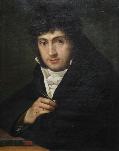 Retrato de Pelagio Palagi, Joseph François Ducq (óleo sobre tela) de Joseph François Ducq