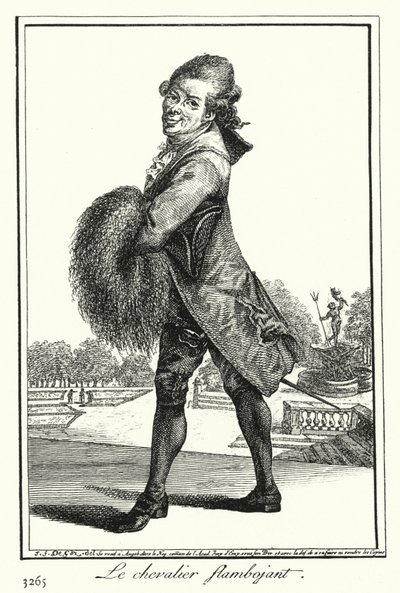 O Cavaleiro Flamboyant (gravura) de Joseph Franz von (after) Goez