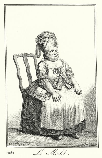 O Modelo (gravura) de Joseph Franz von (after) Goez