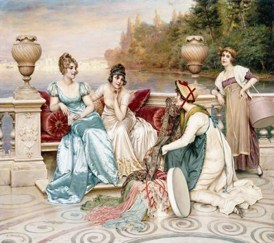 Uma seleção de seda e cetim, de Joseph Frederick Charles Soulacroix