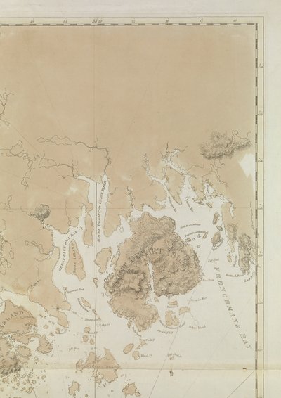 Baía de Penobscot (pormenor) de Joseph Frederick Wallet DesBarres