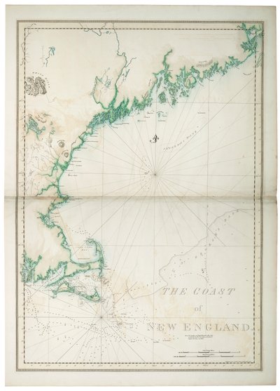 A costa de Nova Inglaterra de Joseph Frederick Wallet DesBarres