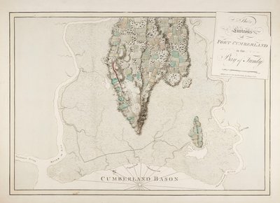 Os arredores de Fort Cumberland na Baía de Fundy de Joseph Frederick Wallet DesBarres