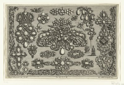 Dezoito designs para joalharia
Ein neues Buch von allerhand Gold-Arbeit (título da série) de Joseph Friedrich Leopold