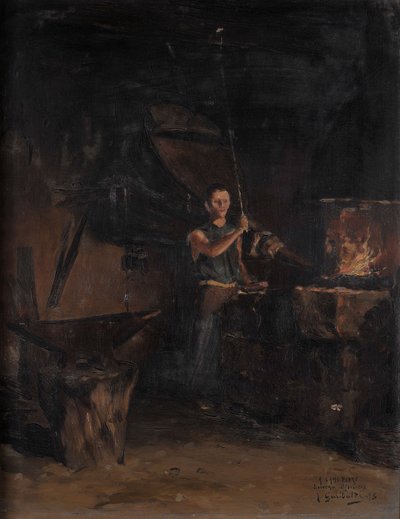 La forge (Para a minha amiga Peyre, memória afectuosa) de Joseph Garibaldi