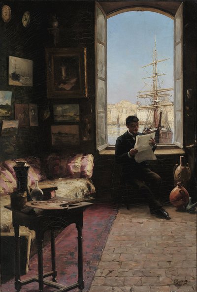Interior de oficina de Joseph Garibaldi