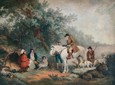 Manhã ou o esportista benevolente, 1795, 1919 de Joseph Grozer