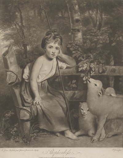 Pastorinha (Miss Mary Palmer como Jovem Pastora) de Joseph Grozer