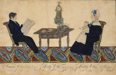 Sr. e Sra. Daniel Otis e Child, 1834. de Joseph H Davis