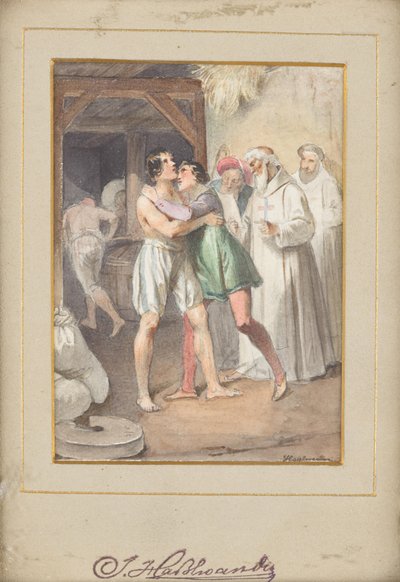 Libertação de prisioneiros cristãos por representantes da Ordem Trinitária de Joseph Hasslwander