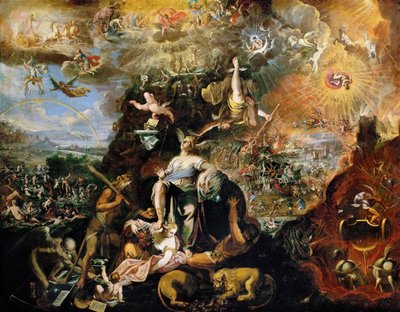 Barroco : Alegoria (Apocalipse) par Heintz, Joseph, o Jovem (ca. 1600-após 1674) de Joseph Heintz