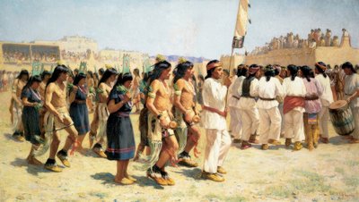 A dança das colheitas de Joseph Henry Sharp