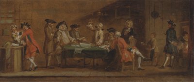 Números numa taberna ou cafetaria de Joseph Highmore