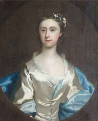 Retrato de uma Mulher, 1745. de Joseph Highmore