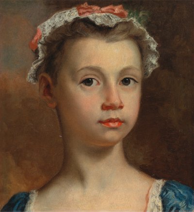 Esboço de uma jovem rapariga de Joseph Highmore