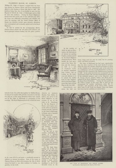 Clarence House, St James&39;s de Joseph Holland Tringham