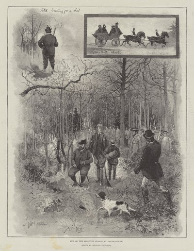 Fim da temporada de tiro em Sandringham de Joseph Holland Tringham