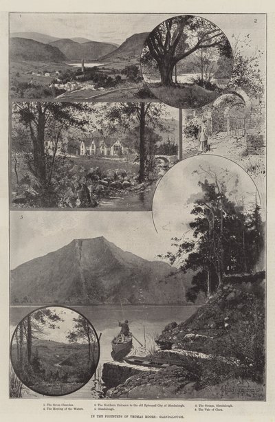 Nos passos de Thomas Moore, Glendalough de Joseph Holland Tringham