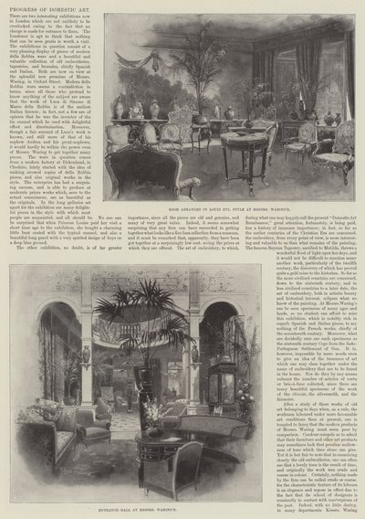 Progresso da Arte Doméstica de Joseph Holland Tringham