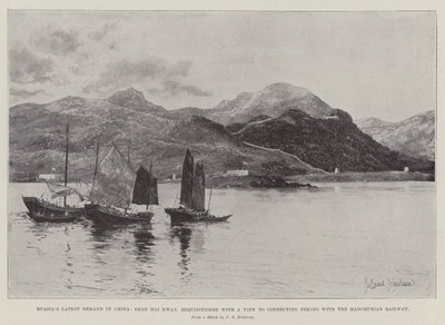 A mais recente demanda da Rússia na China, Shan Hai Kwan, requisitada com vista a conectar Pequim com a Ferrovia Manchu de Joseph Holland Tringham