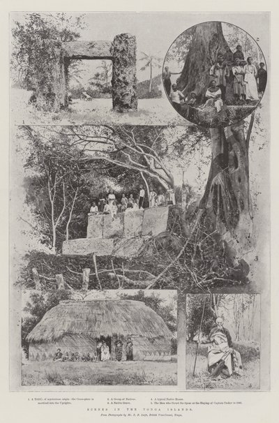 Cenas nas Ilhas Tonga de Joseph Holland Tringham