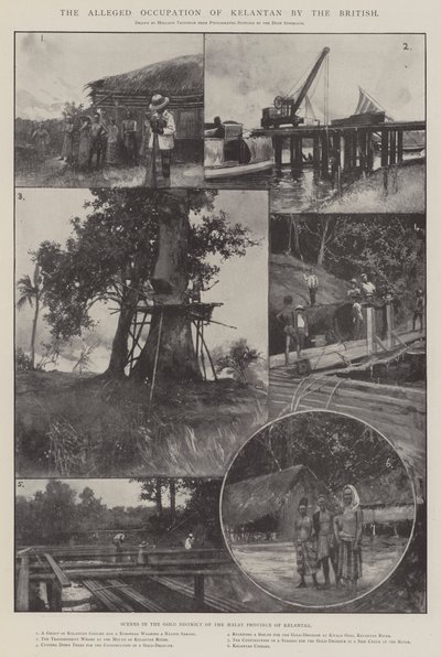 A alegada ocupação de Kelantan pelos britânicos de Joseph Holland Tringham