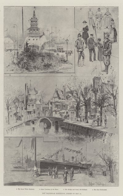 A Exposição de Amsterdã, aberta em 11 de maio de Joseph Holland Tringham