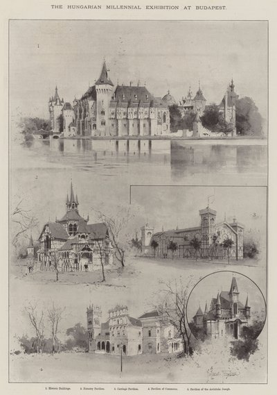 A exposição milenar húngara em Budapeste de Joseph Holland Tringham