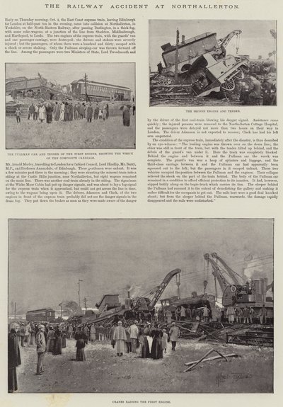 O acidente ferroviário em Northallerton de Joseph Holland Tringham
