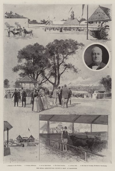 O show da Royal Agricultural Society em Maidstone de Joseph Holland Tringham
