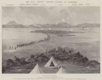 A guerra, avanço do general francês em Colesberg de Joseph Holland Tringham