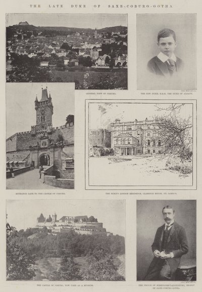 O falecido Duque de Saxe-Coburg-Gotha de Joseph Holland Tringham