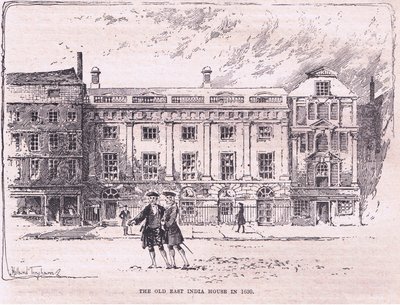 A antiga Casa da Índia Oriental AD 1630 de Joseph Holland Tringham