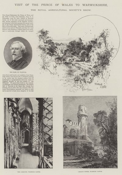 Visita do Príncipe de Gales a Warwickshire de Joseph Holland Tringham