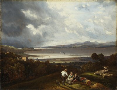 Olhando para a Boca da Avon, possivelmente 1832 (óleo sobre tela) de Joseph Horlor