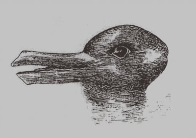 Ilusão de pato-coelho. De: Jastrow, J. O olho da mente. Popular Science Mensal, 1899 de Joseph Jastrow