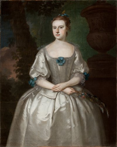 Retrato de Hannah Babcock Bours, 1759 (ver 183416 para par) de Joseph Jonathan Blackburn