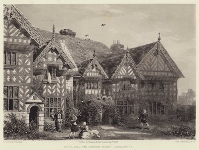 Speke Hall, o jardim da frente, Lancashire de Joseph Josiah Dodd