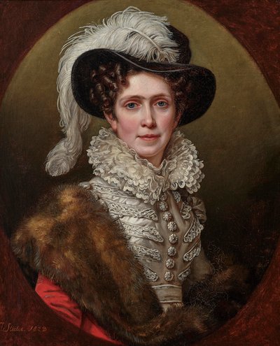 Carolina de Baden 1776-1841, Rainha da Baviera, 1823. de Joseph Carl Stieler