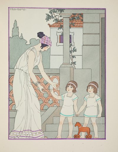 Gêmeos idênticos, ilustração de &39;The Works of Hipócrates&39;, 1934 de Joseph Kuhn Regnier