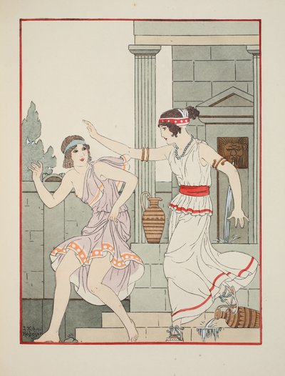 Golpeado com o apartamento da mão, ilustração de &39;The Works of Hippocrates&39;, 1934 de Joseph Kuhn Regnier